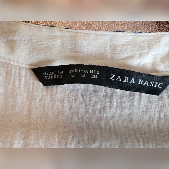 Zara Embroidered Tunic Small - Picture 6 of 8